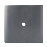 Placa furo 4x4 - Novara Preto Grafite